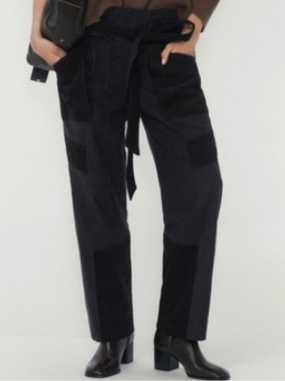 Zara Women’s  Black Utility Cargo Pants
